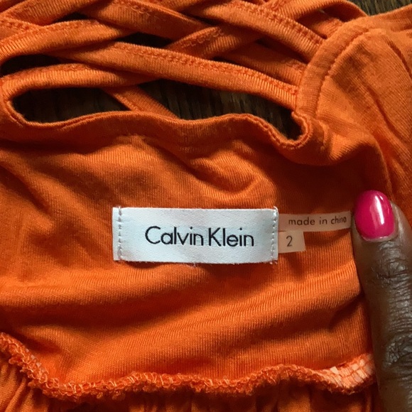 Calvin Klein Jersey Maxi Dress 2 - Picture 4 of 5